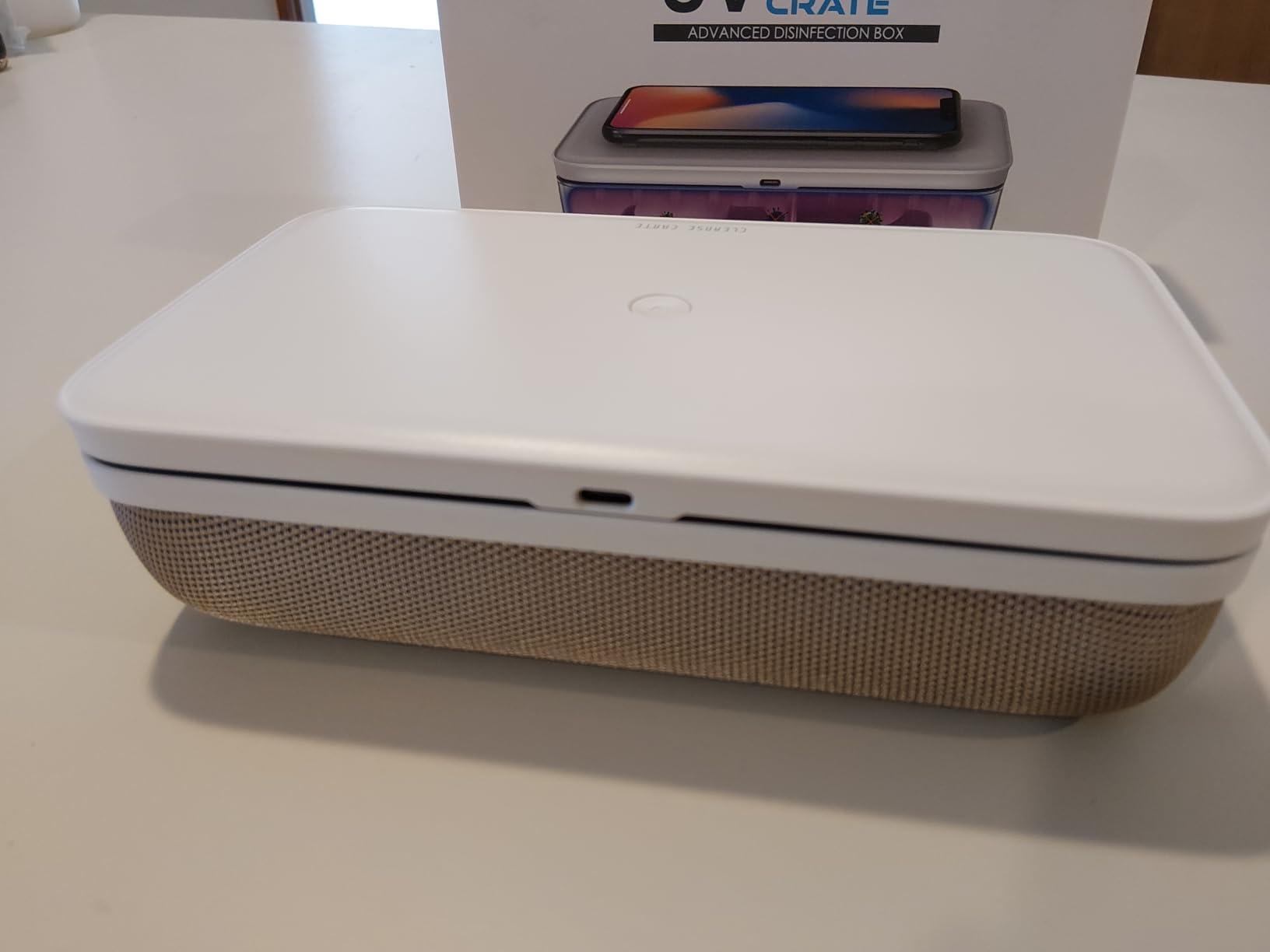 UV Phone Sanitizer Box – Modern UV Sanitizer for Smartphones and More | Large Capacity | Fast Disinfection customer photo 2