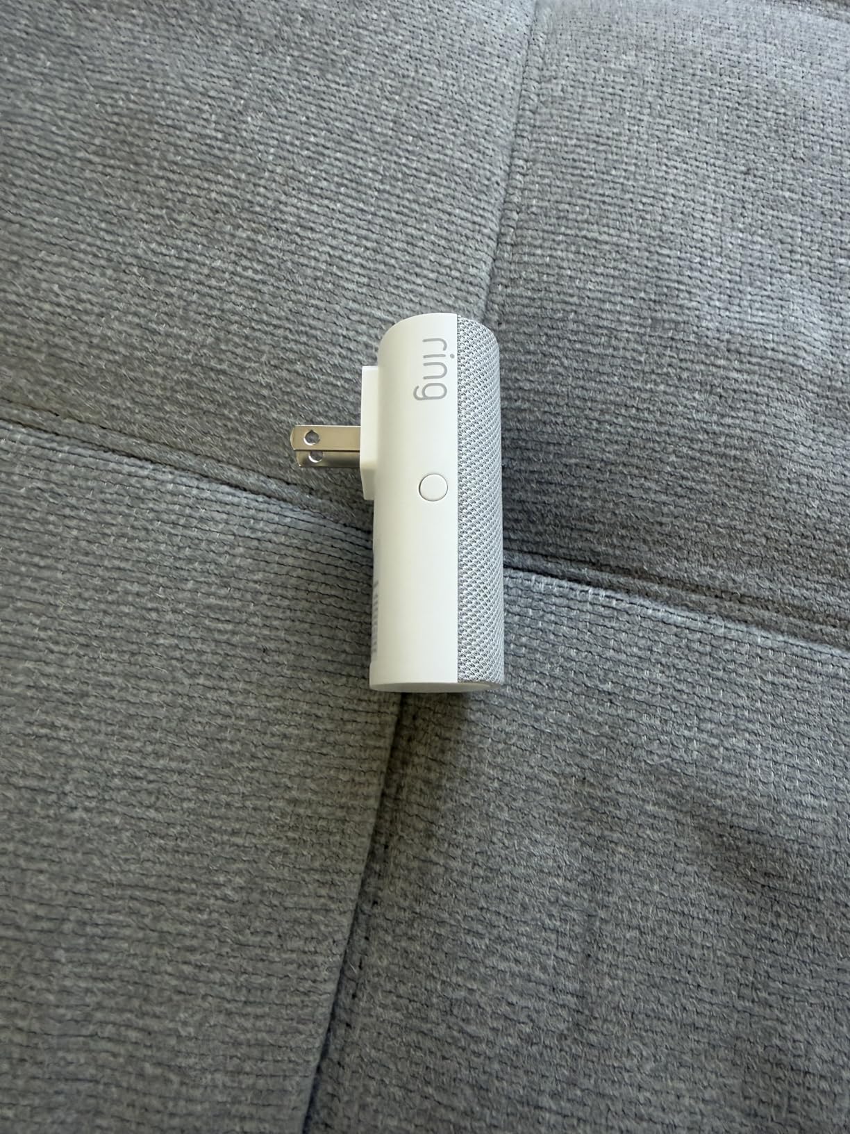 Ring Chime — Enhanced audio for real-time alerts you can hear from anywhere, easy plug-in setup, simple wifi & Bluetooth connectivity, sleek design, White customer photo 1