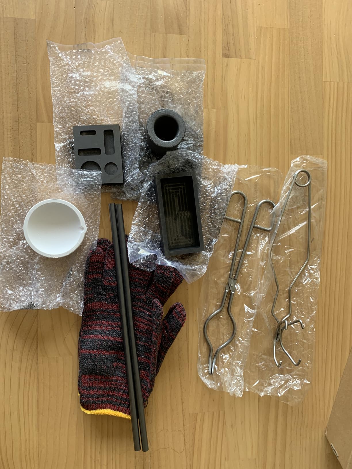Coitak 9 Pieces Graphite Torch Melting Casting Kit, Graphite Ingot Mould customer photo 2