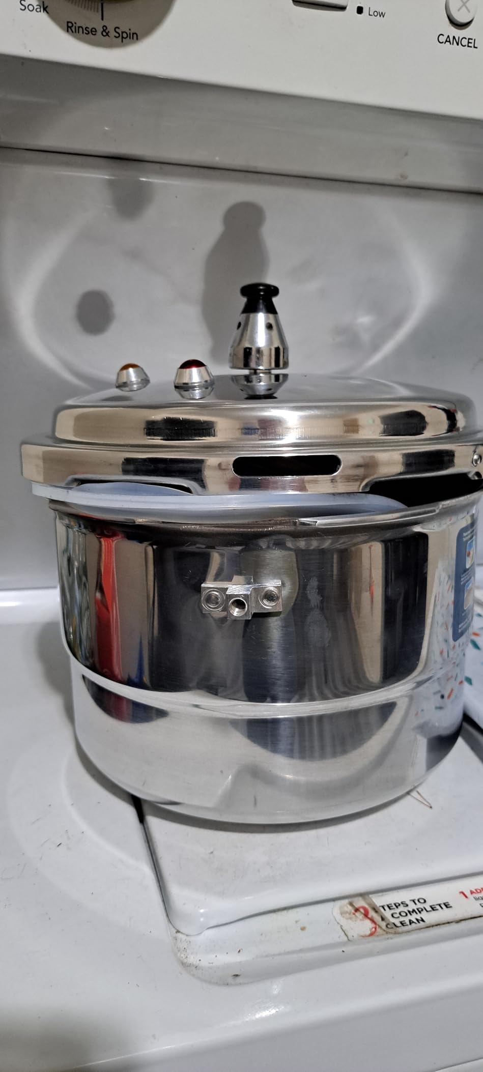 Wantjoin Aluminum Pressure Cooker 23Qt Pressure Canner, Pressure Pot with Pressure Control for Home Kitchen or Restraurant, Commercial Pressure Cooker with Gauge customer photo 1
