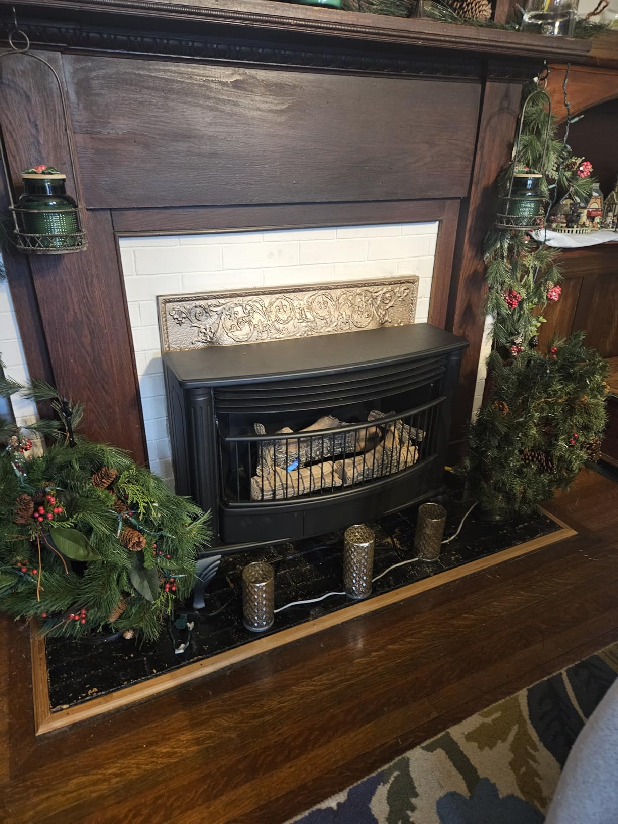 Duluth Forge Ventless Natural Gas Stove - 25,000 BTU, T-Stat Control, Black Finish - Model# QSL250T customer photo 2