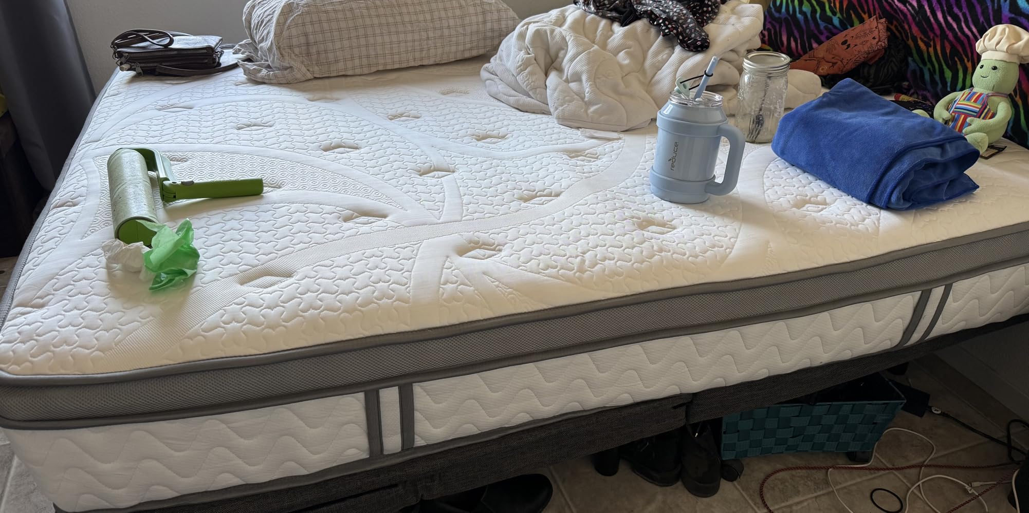 SLEEP100 Firm Queen Mattress 14 Inches - Luxury Cooling Hybrid Bed Mattress in a Box with Lumbar & Shoulder Support, Hotel Collection for Pain Relief - Fiberglass Free - 365 Night Trial customer photo 2