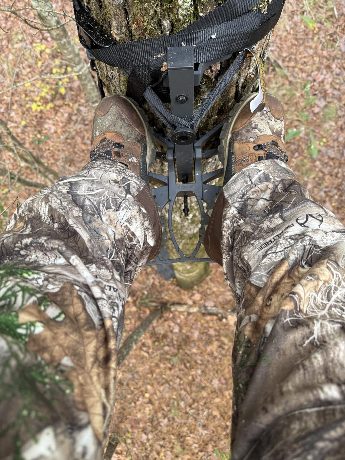 Kalkal Saddle Platform, Die-Cast Aluminum Adjustable Saddle Hunting Platform, Lightweight Tree Saddle Platform Hunting System customer photo 2