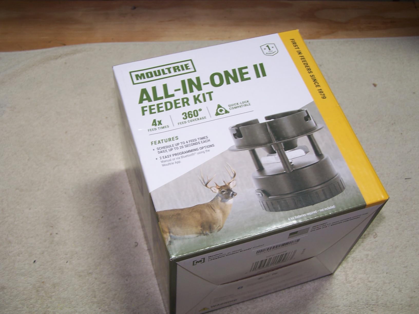Moultrie All-in-One II Feeder Kit - Bluetooth App Control customer photo 2