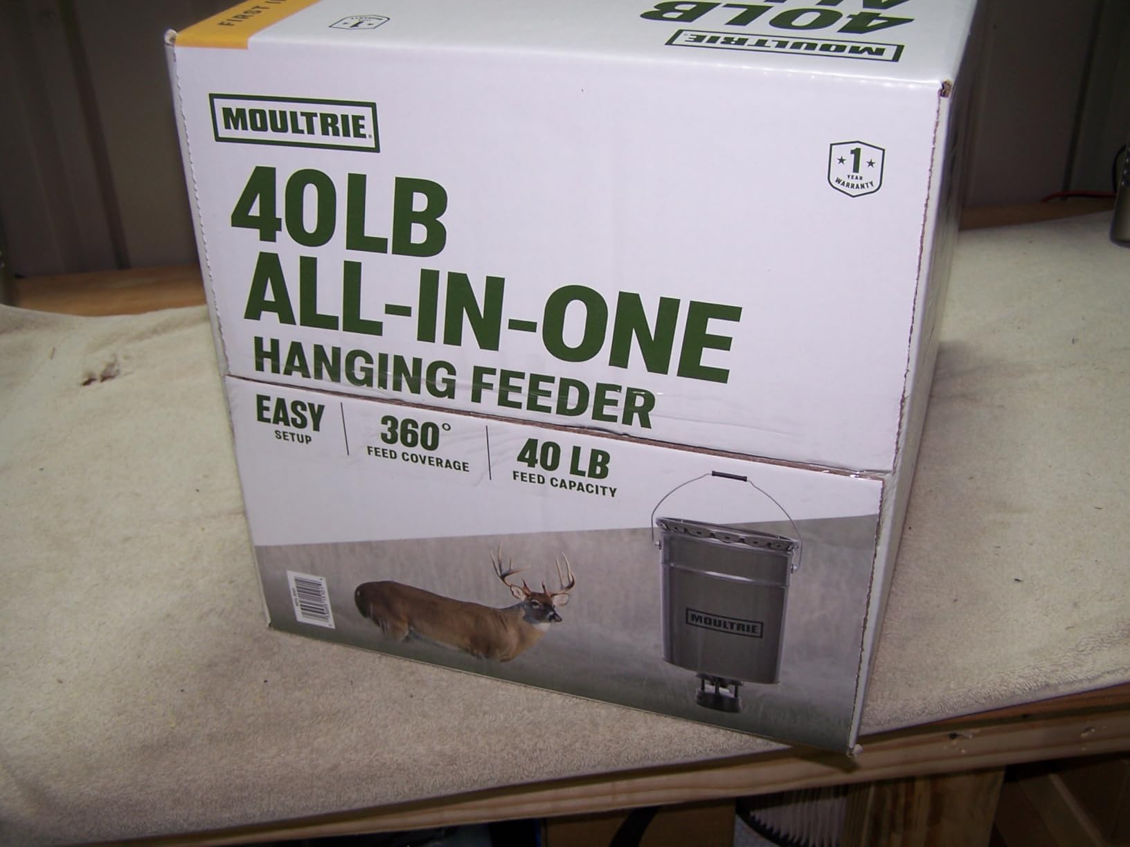 Moultrie All-in-One Hanging Deer Feeder - 40 Lb, Bluetooth App customer photo 1