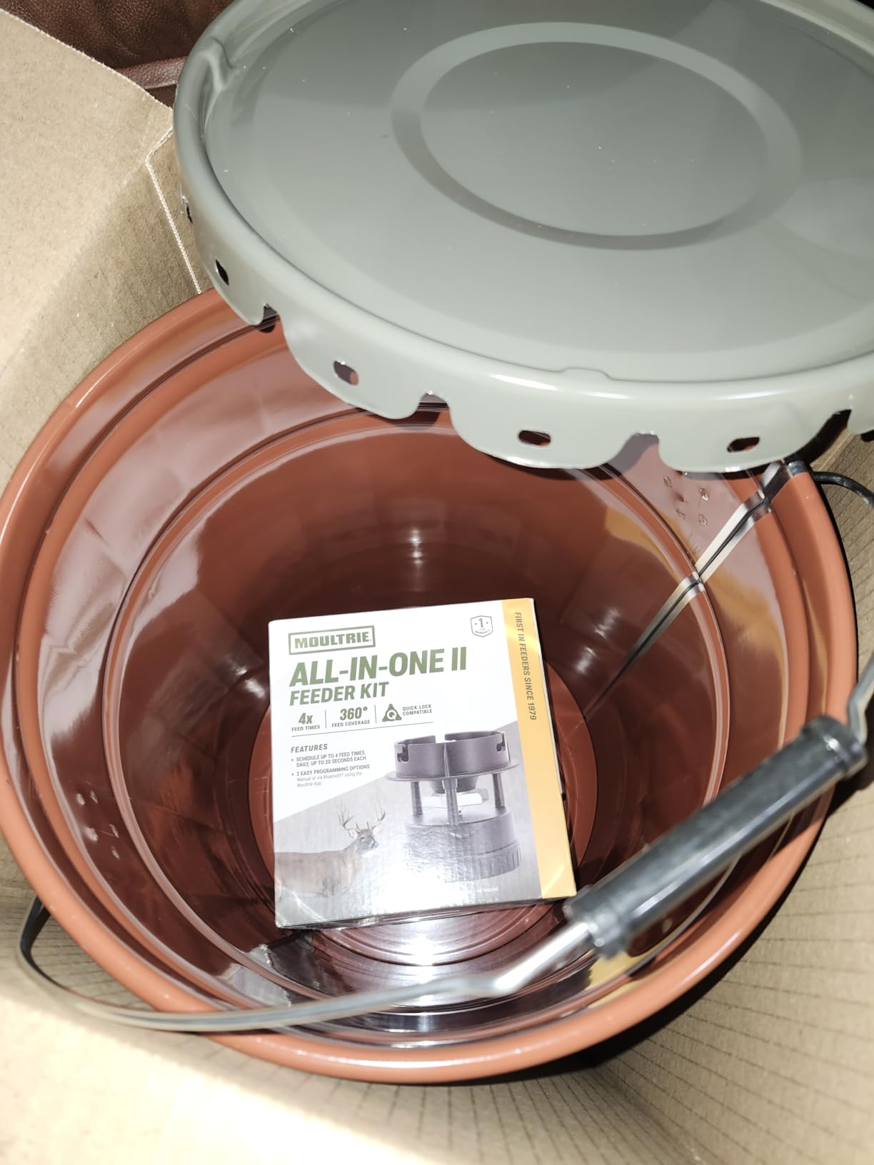 Moultrie All-in-One Hanging Deer Feeder - 40 Lb, Bluetooth App customer photo 2