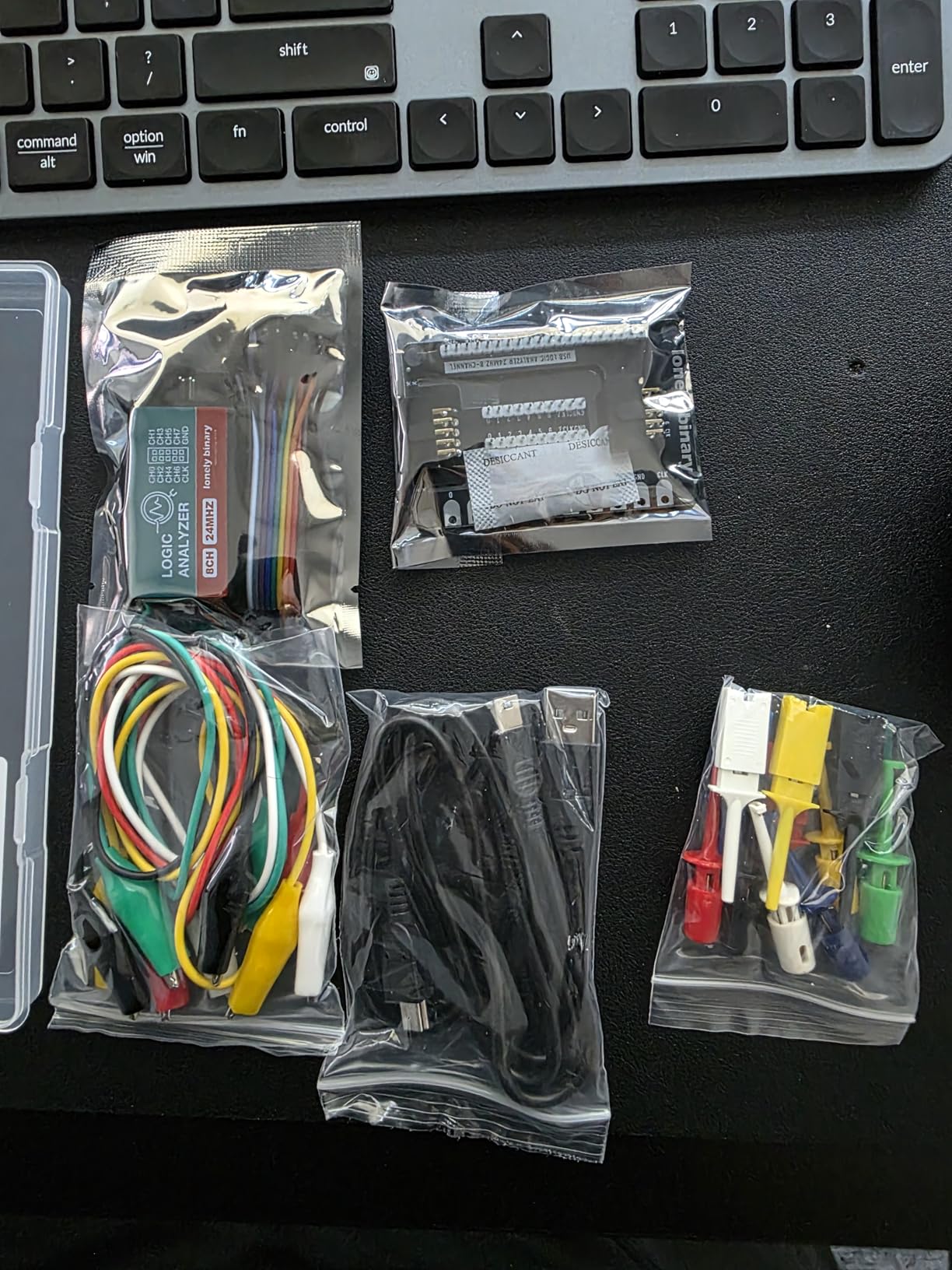 LONELY BINARY Logic Analyzer Kit, 8 Channel 24MHz USB with Breakout Boards customer photo 2