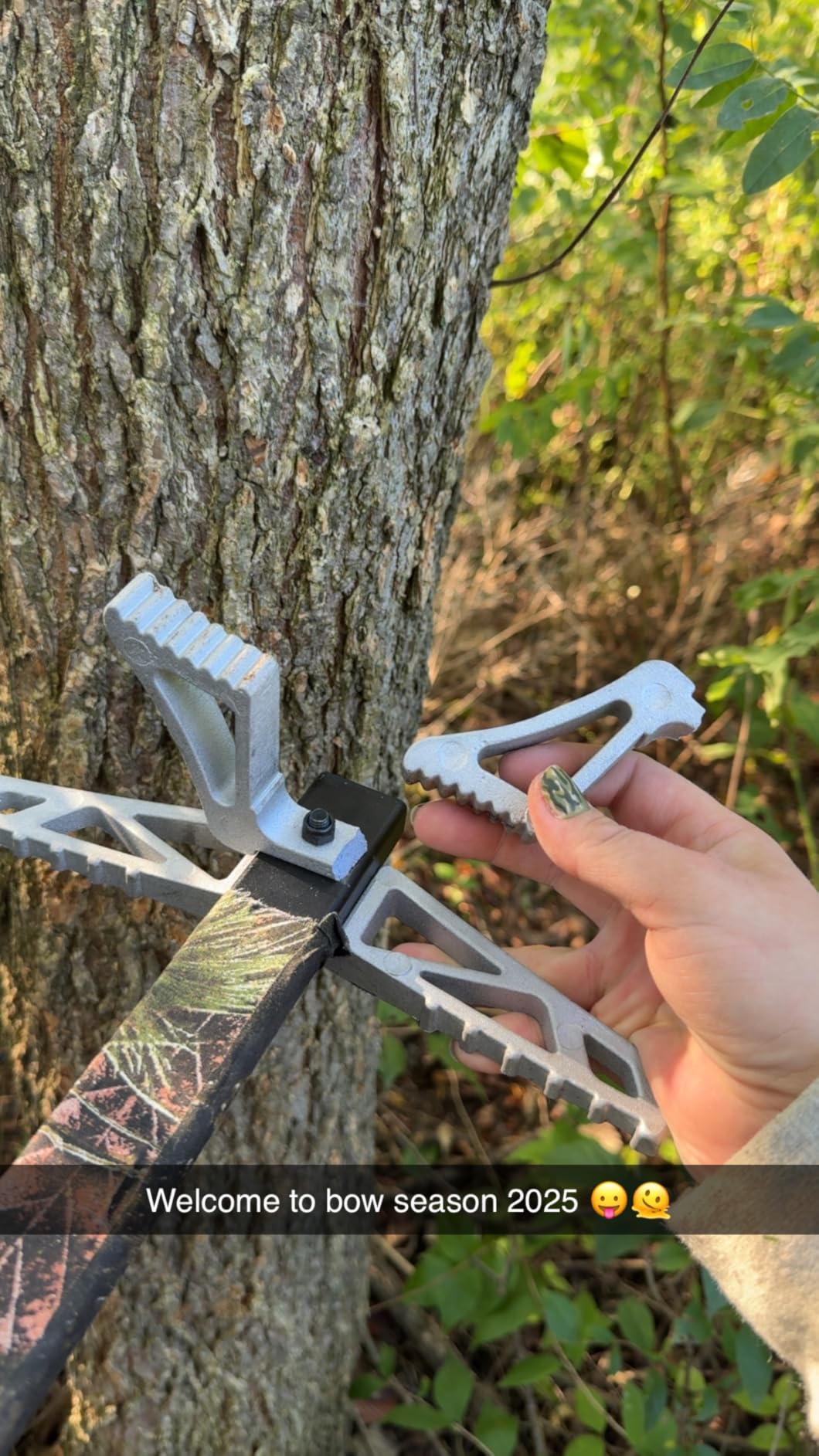 Kalkal Complete Tree Saddle Hunting System, Hunting Saddle Kit with Aluminum Tree Saddle Platform, Tree Saddle Safety Harness, Tree Straps and Safety Rope customer photo 1