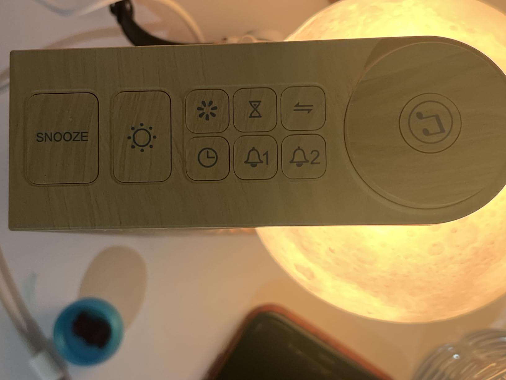 RETEYUNG Sunrise Alarm Clocks Sound Machine Moon Lamp for bedrooms customer photo 2