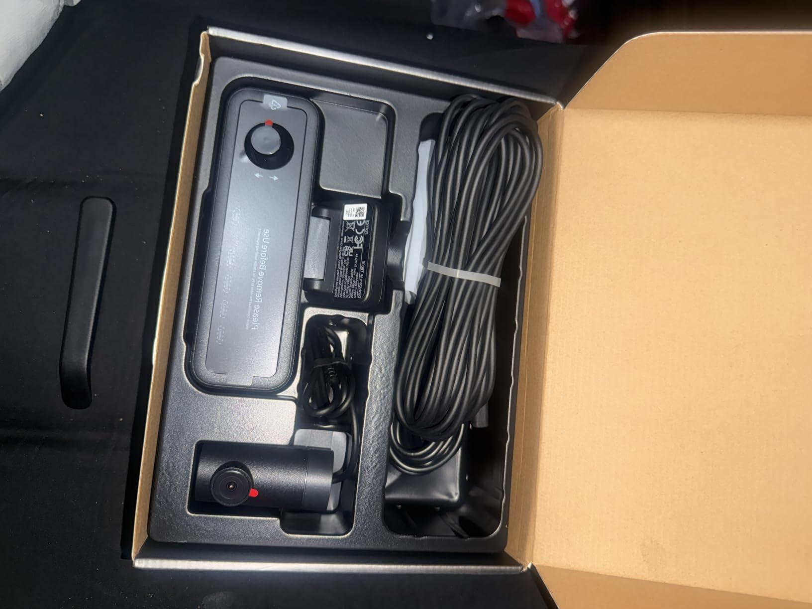 70mai 4K Dash Cam Front and Rear Inside, 3 Channel Car Dash Camera for Cars, Dashcam with GPS, Wi-Fi 6, Voice Control, Parking Monitor, Night Vision, Loop Recording, 64GB SD Card Included (T800E) customer photo 1