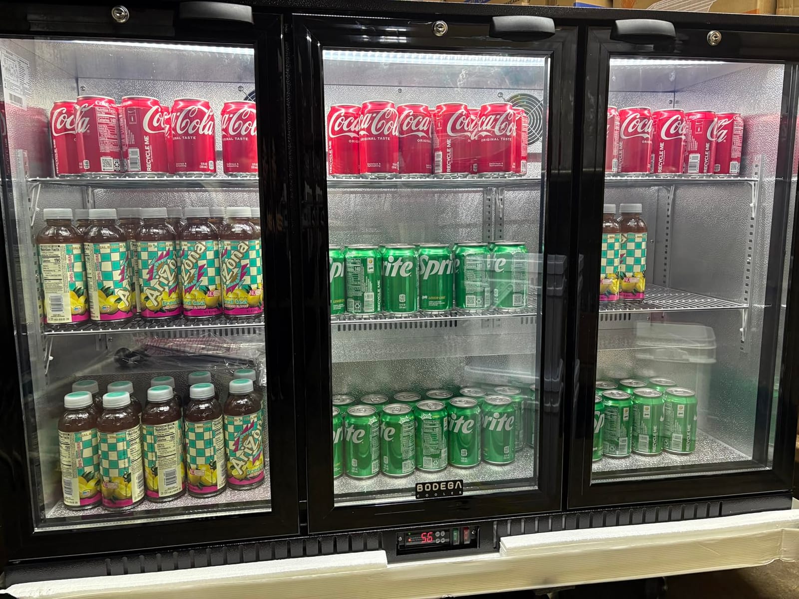 BODEGA Commercial Back Bar Cooler with 3 Doors,11.4 Cu.Ft customer photo 1