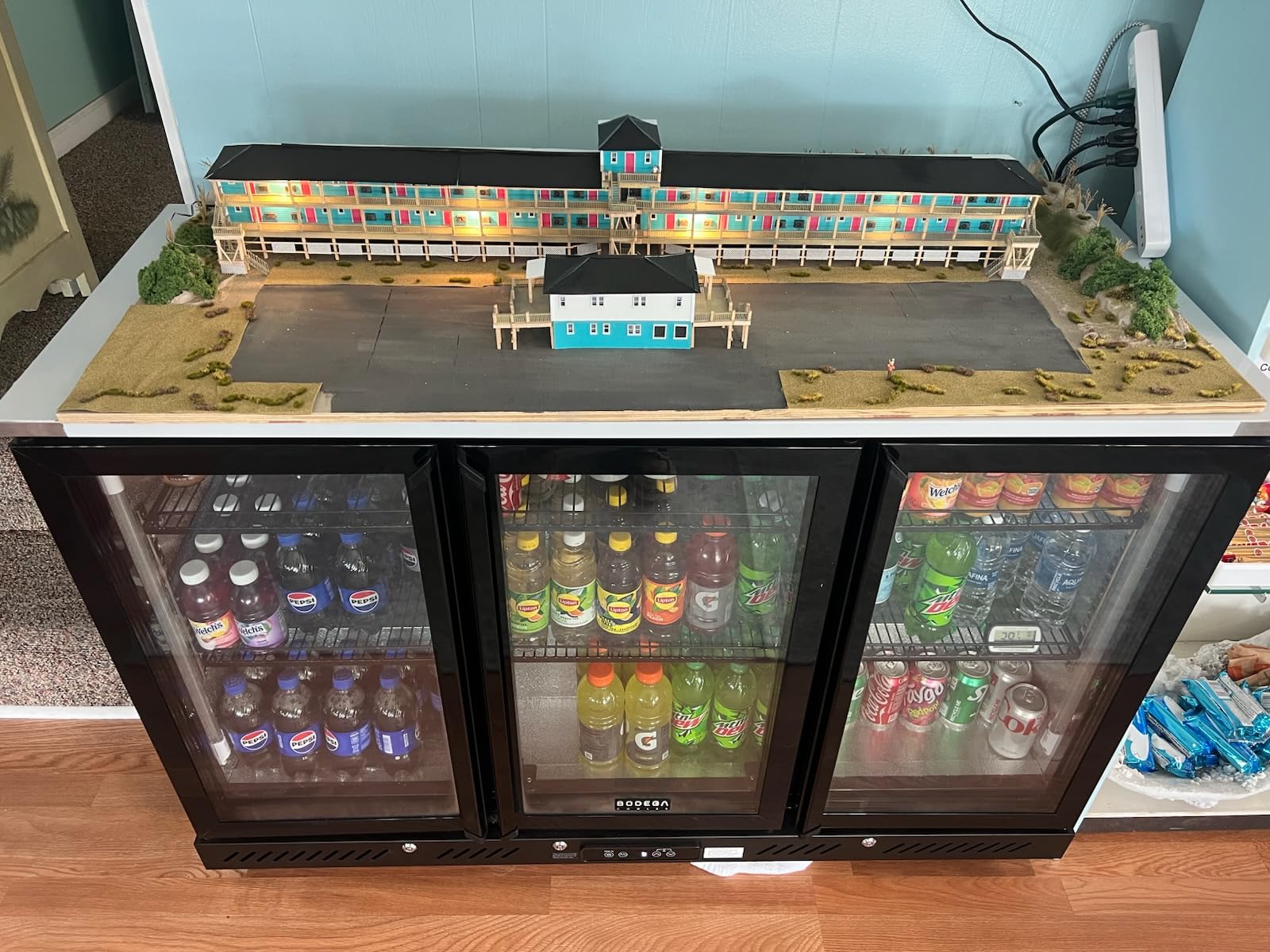 BODEGA Commercial Back Bar Cooler with 3 Doors,11.4 Cu.Ft customer photo 2