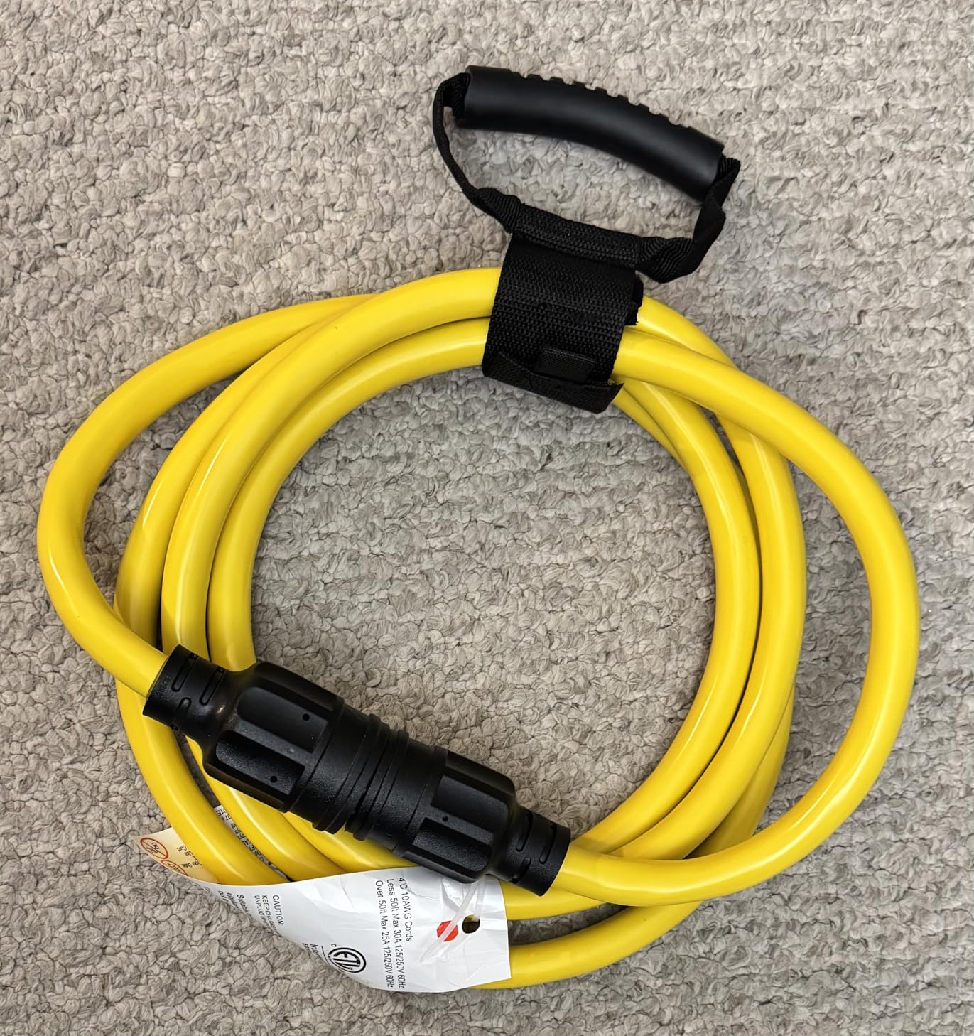 Vockjour 25FT L14-30P/L14-30R 30 Amp Generator Extension Cord, ETL Listed customer photo 1