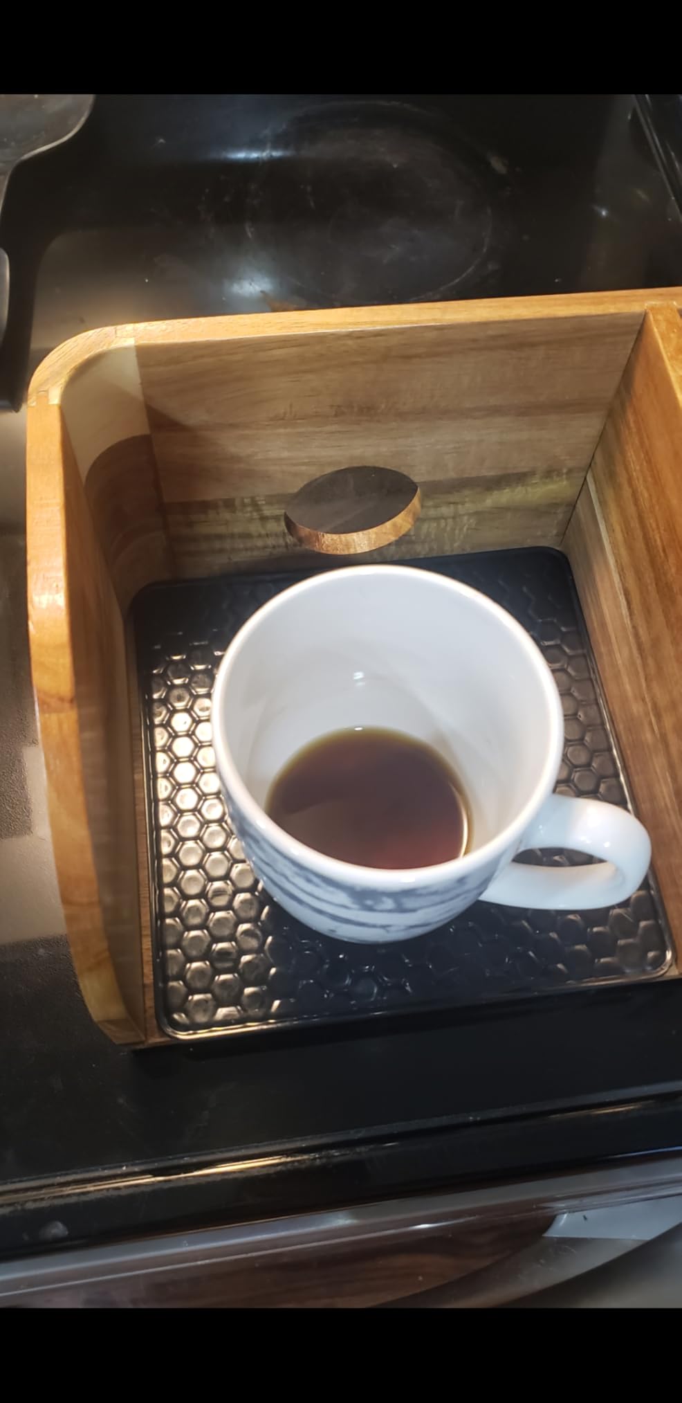 Acacia Coffee Caddy Station Organizer Stand for Chemex Pour Over Maker customer photo 2