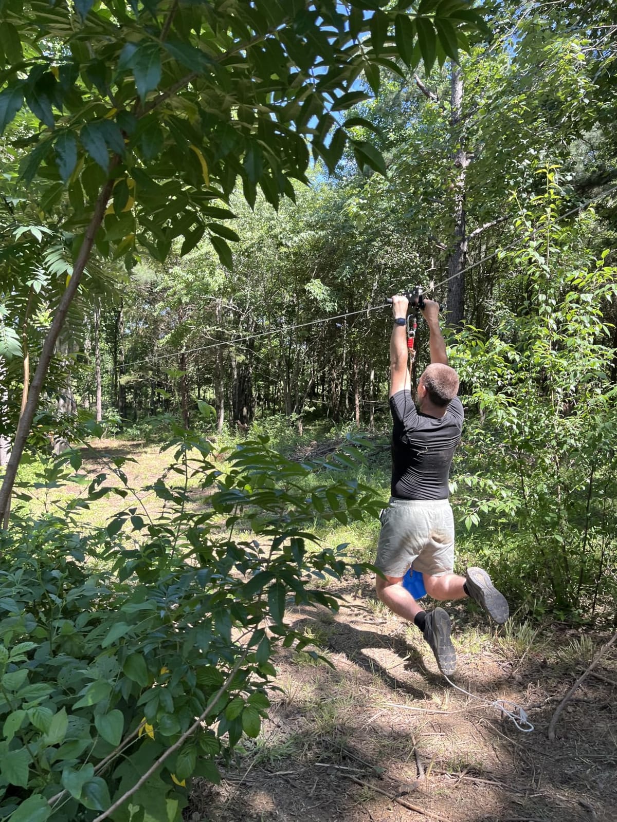 Zipline for Backyard Kids and Adults: 100FT Zip line Kits customer photo 1
