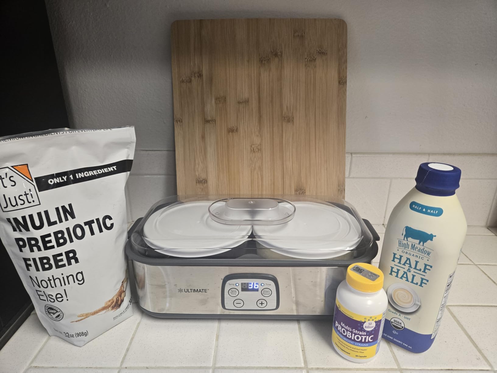 Ultimate Probiotic Yogurt Maker with Adjustable Time & Temperature Control, Make Trillions of Probiotics for Better Gut Health, Two 1-Quart Containers for Larger Batches, UNLIMITED LIFETIME WARRANTY customer photo 1