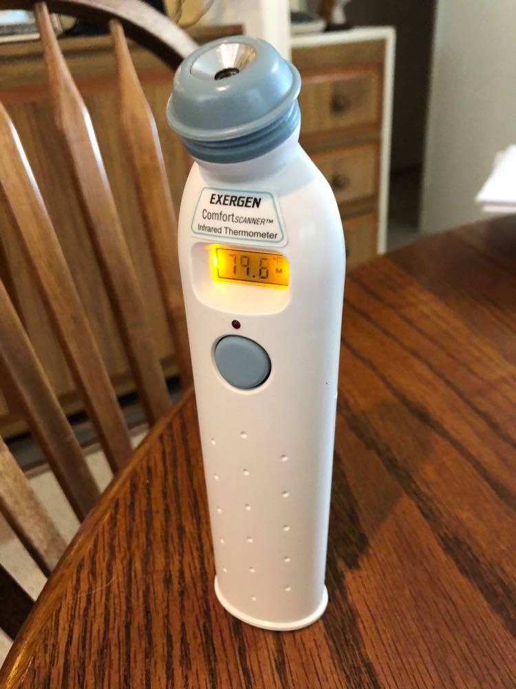 Exergen TAT-2000C+ Thermometer for Adults, Kids, & Newborns, 9V Included customer photo 1