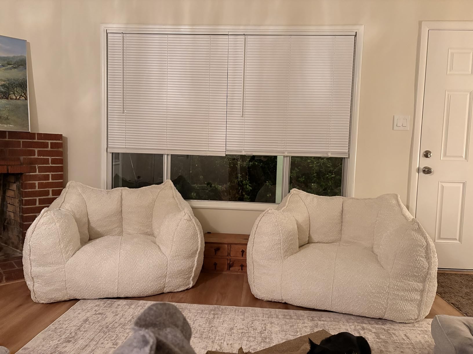 73.2 Inch Loveseat Boneless Sofa, Comfy Double Sofa with Scratch-Resistant Pet-Friendly Chenille, Modern Couch with Arms, No Assembly Required, Yellow customer photo 2