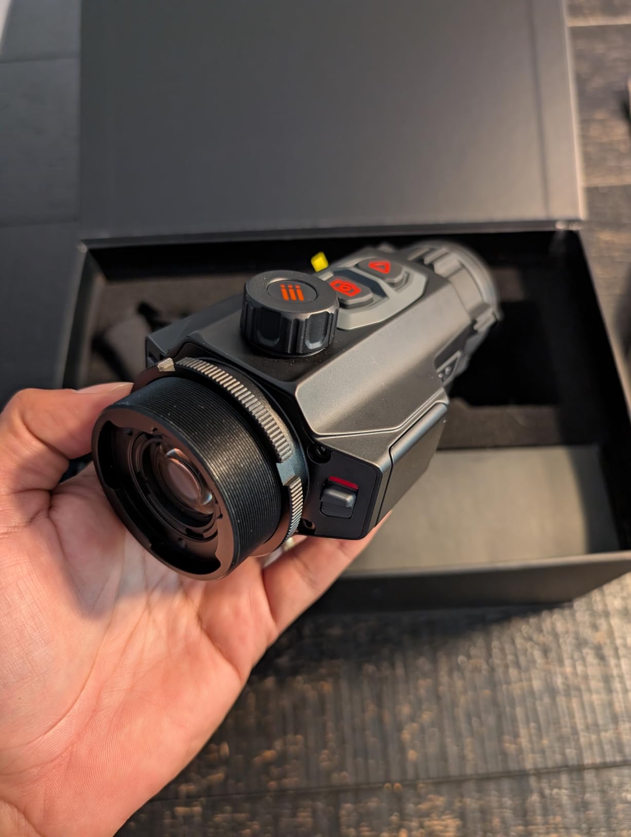 ATN Tico 6 Thermal Imaging Clip-On Scope Attachment, Coyote & Hog customer photo 2