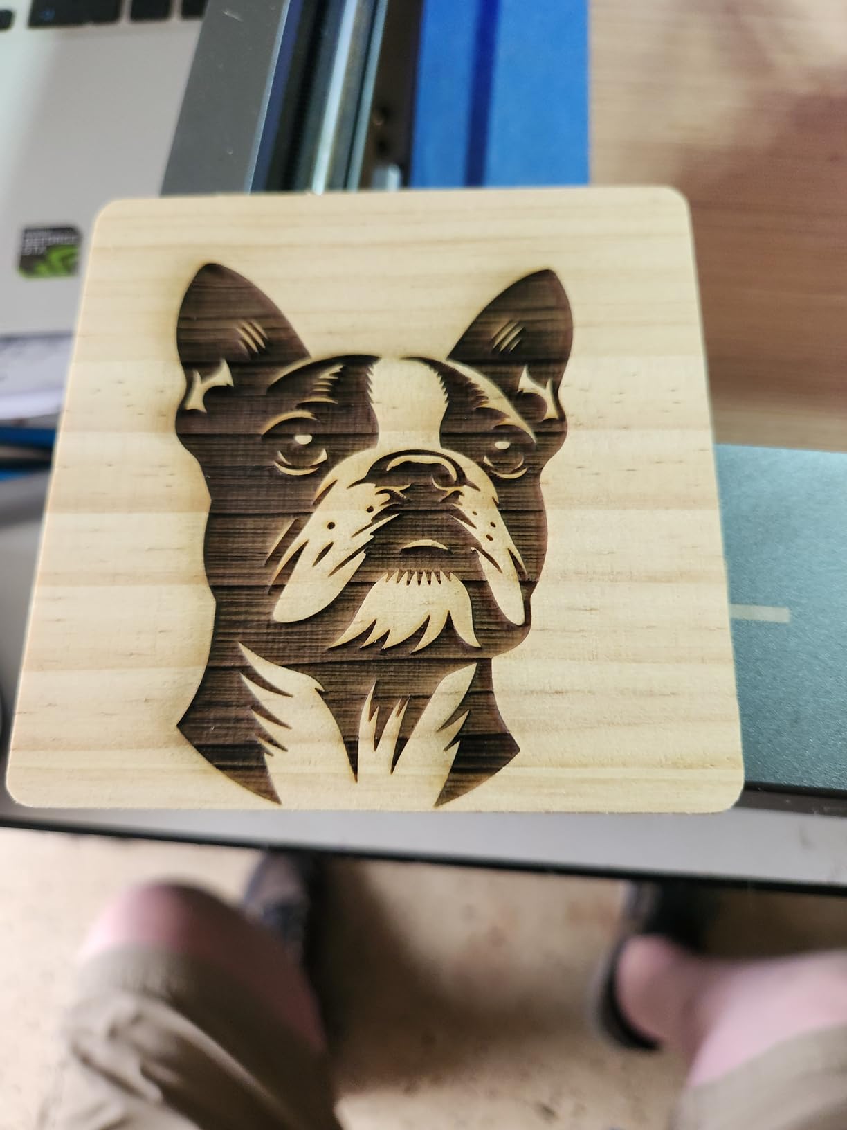 LONGER Ray5 Laser Engraver and Cutter Machine,10W Laser Engraver, 400×400mm customer photo 2