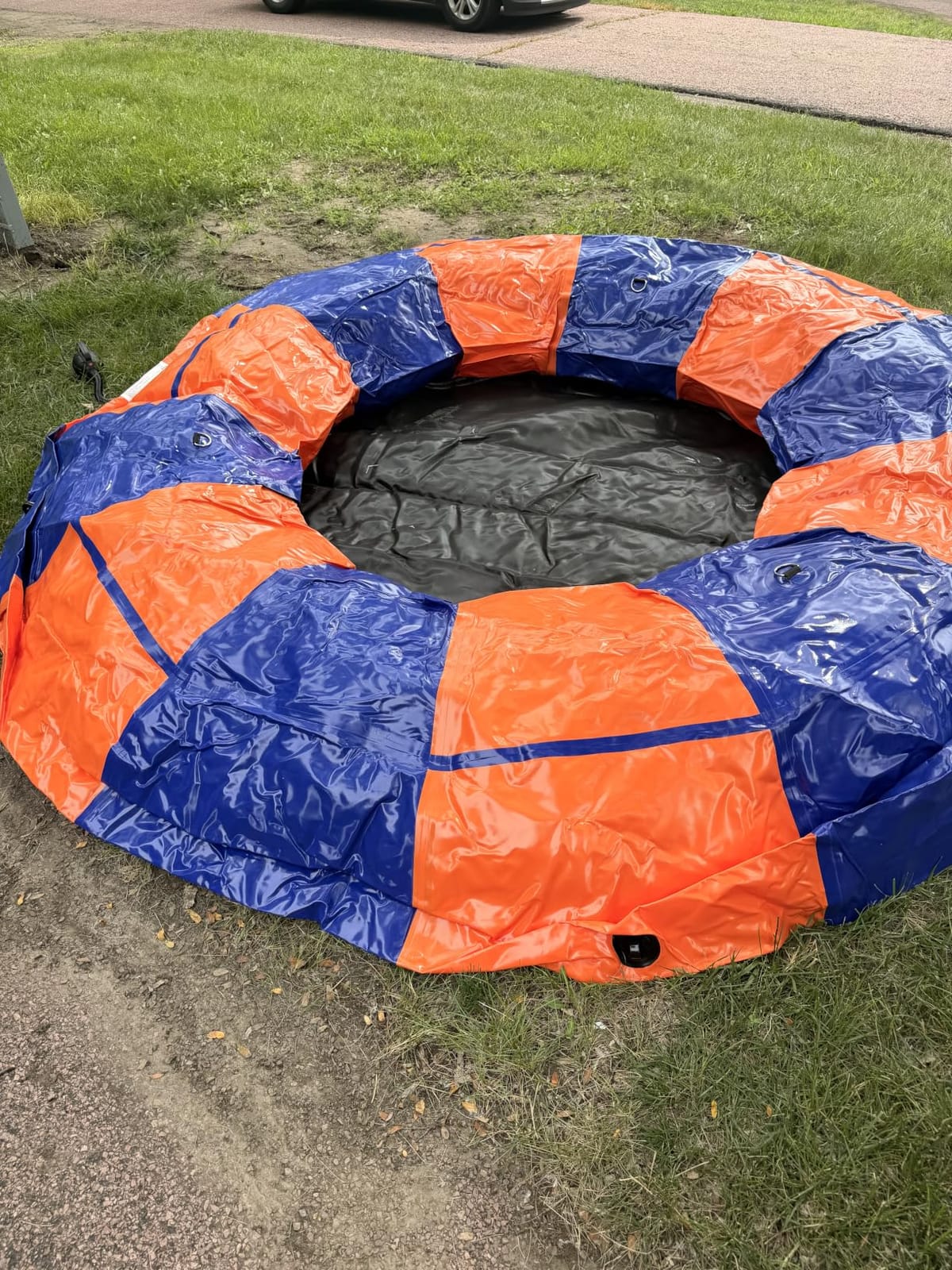 Inflatable Water Trampoline, 10FT Floating Platform for Lakes, Ponds, and Pools with Rope Ladder & Electric Pump for Quick Setup, Great for Kids & Adults customer photo 1