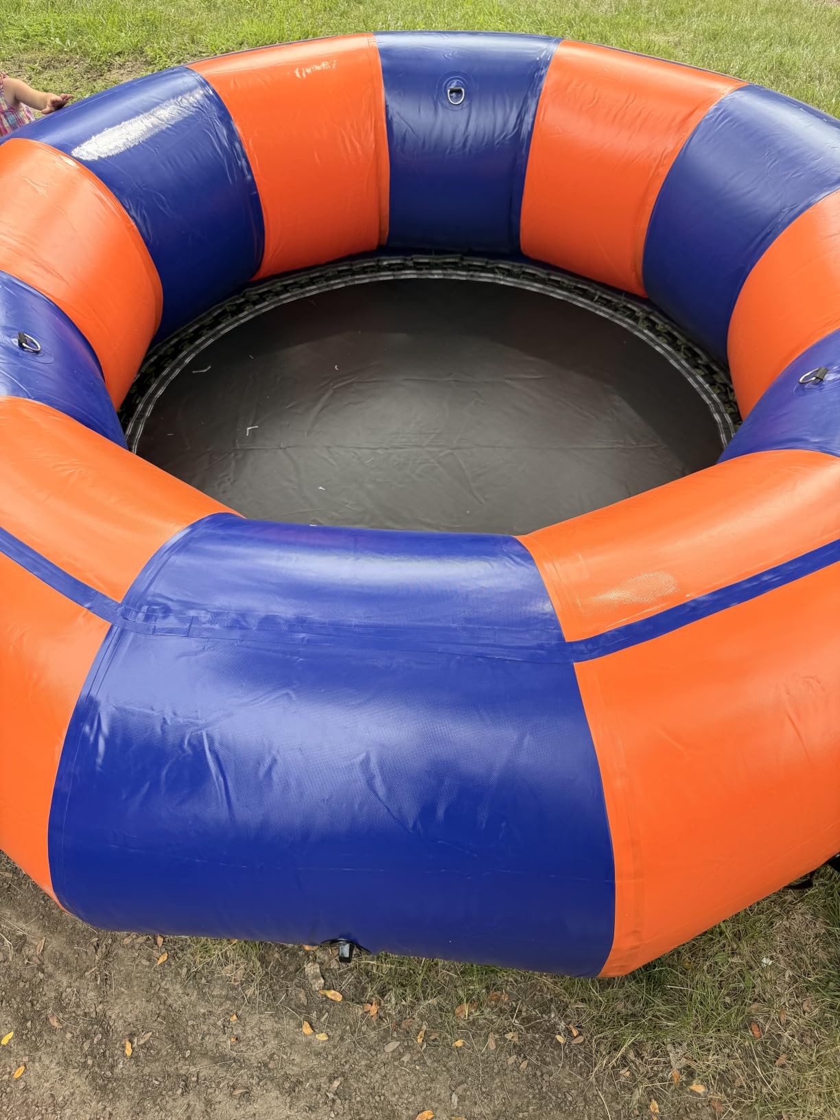 Inflatable Water Trampoline, 10FT Floating Platform for Lakes, Ponds, and Pools with Rope Ladder & Electric Pump for Quick Setup, Great for Kids & Adults customer photo 2