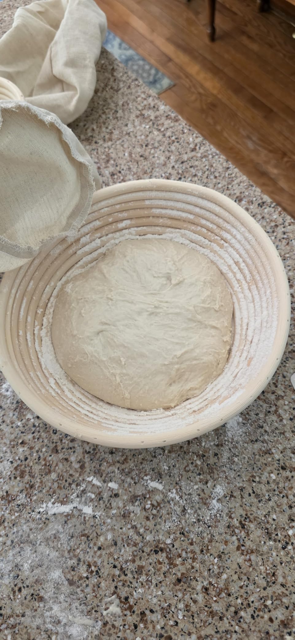 EWFEN Sourdough Starter Kit with Round & Oval Banneton, Complete Sourdough Bread Baking Supplies, Bread Proofing Basket with Starter Jar, Bread Making Tools Kit for Beginners & Bakers customer photo 2