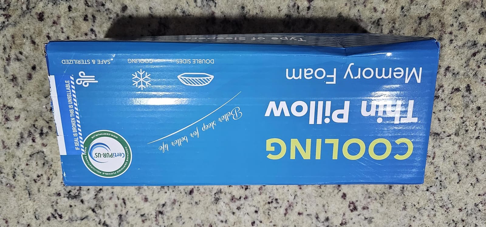 Thin Pillow for Sleeping, 2.75–3.75