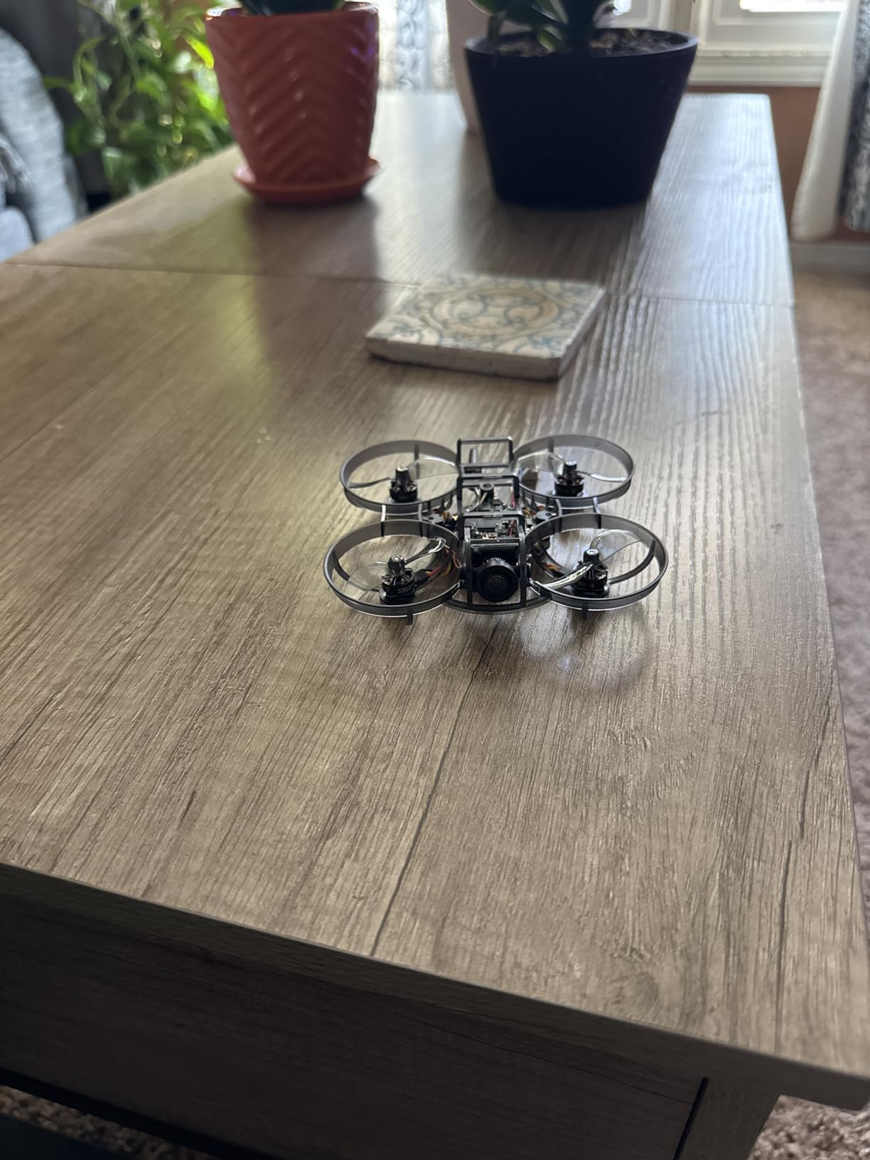 R8 ELRS Whoop Drone-Ultralight 1S 80mm Micro FPV Quadcopter BNF,1:4 Thrust 0802 20000KV Brushless Motors, FOV160°,Matrix G4 5IN1 FC,with 6 Port Battery Charger,2 Batteries for Indoor FPV Freestyle Racing customer photo 2