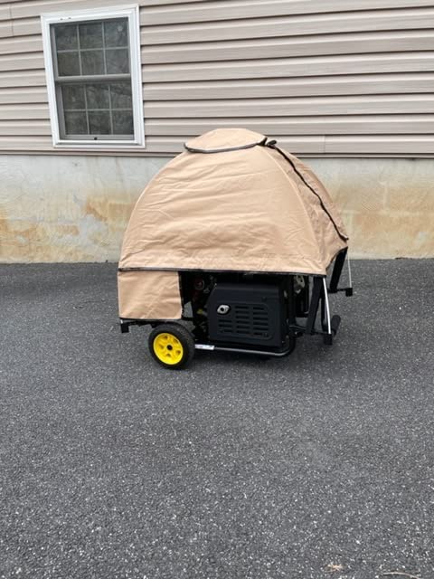 GenTent Universal Open Frame Generator Tent, Gray, Original - Standard customer photo 1