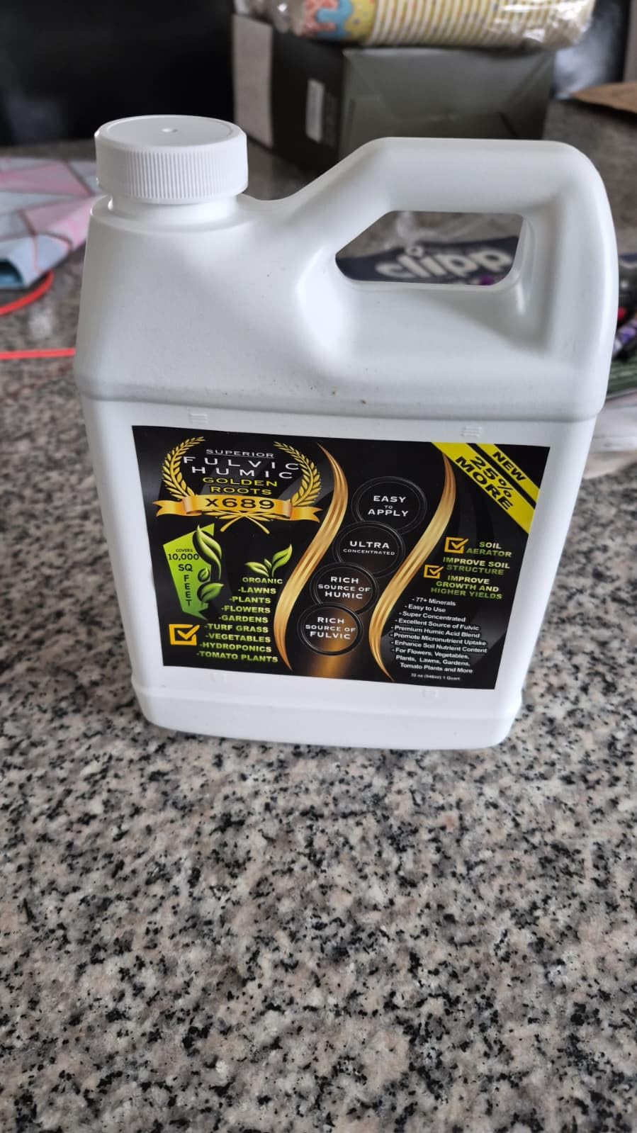 Liquid Aeration for Lawn - Humic & Fulvic Acid, Covers 10,000 Sq Ft customer photo 2
