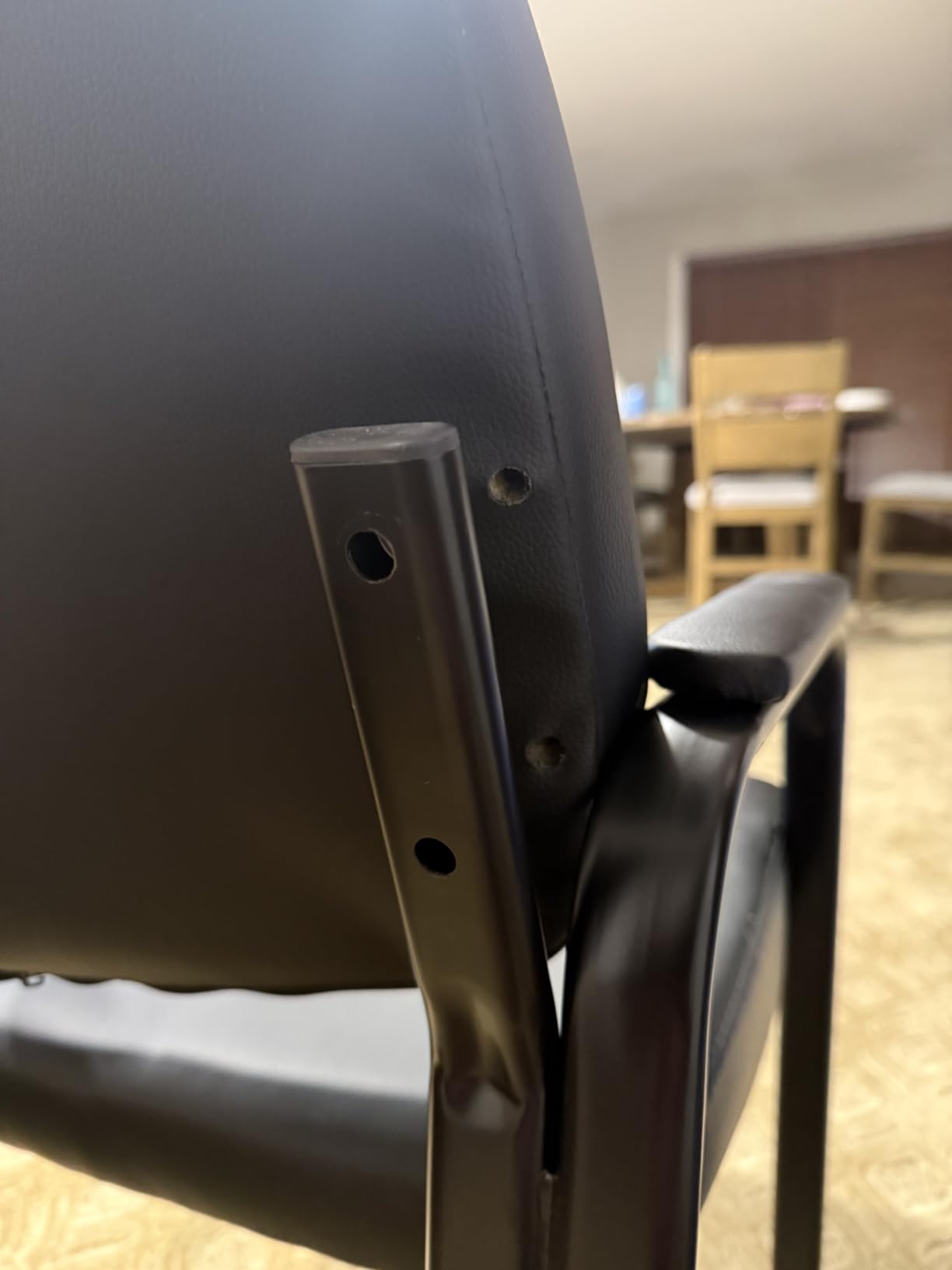 OLIXIS Waiting Room Chairs Set of 2, Side Guest Chairs for Conference customer photo 1