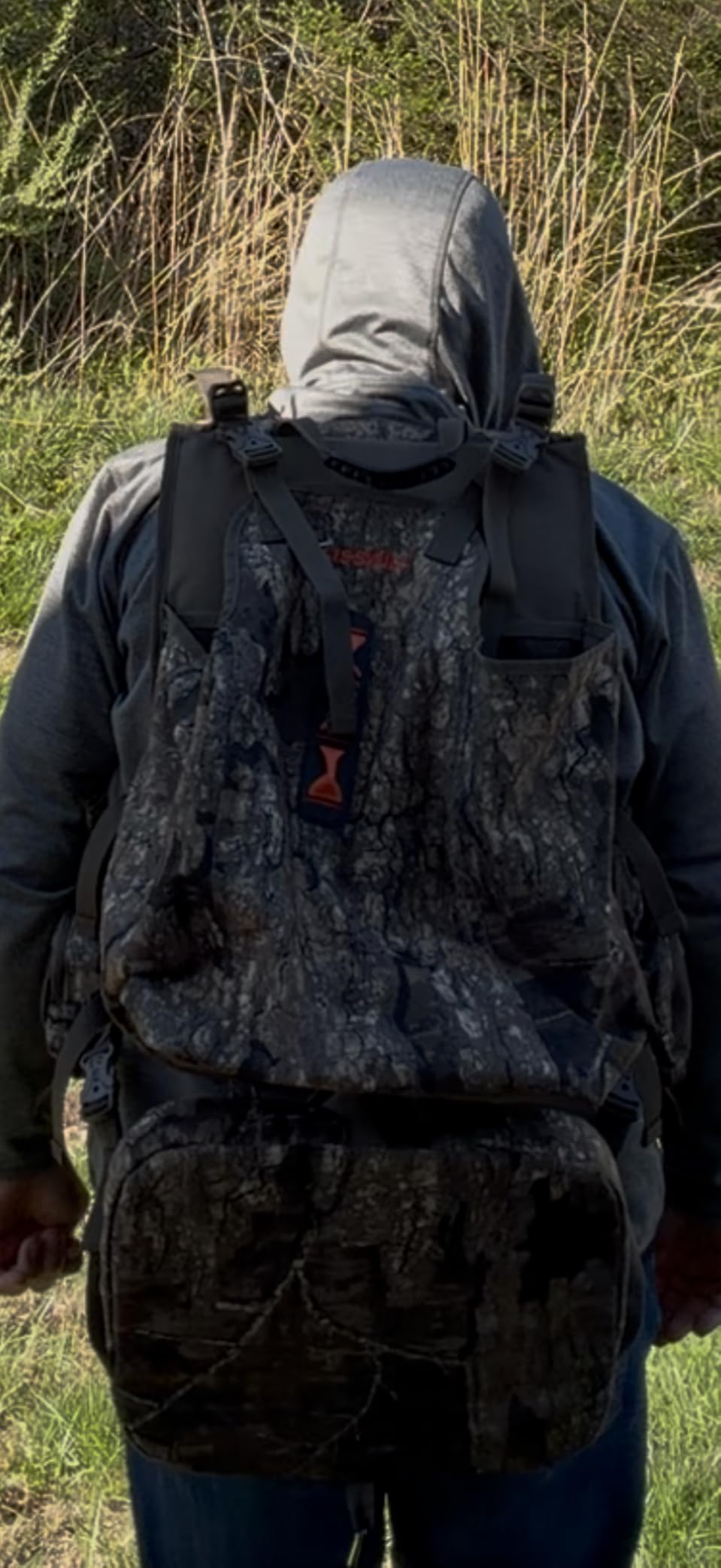 Turkey Hunting Vest backpack with Seat Turkey Vest with Game Pouch for Men customer photo 2
