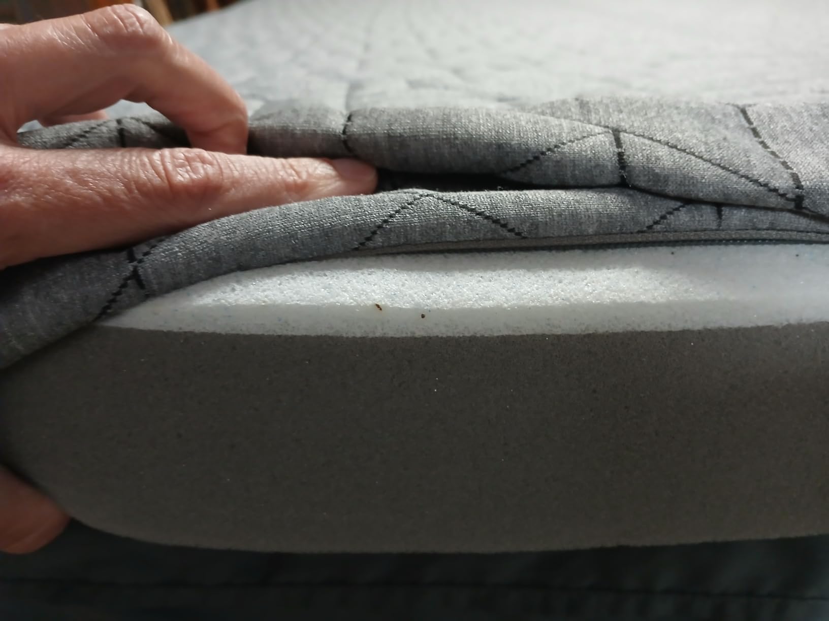 Sleepmax Extra Firm Memory Foam Mattress Topper 3 Inch Queen Size customer photo 1