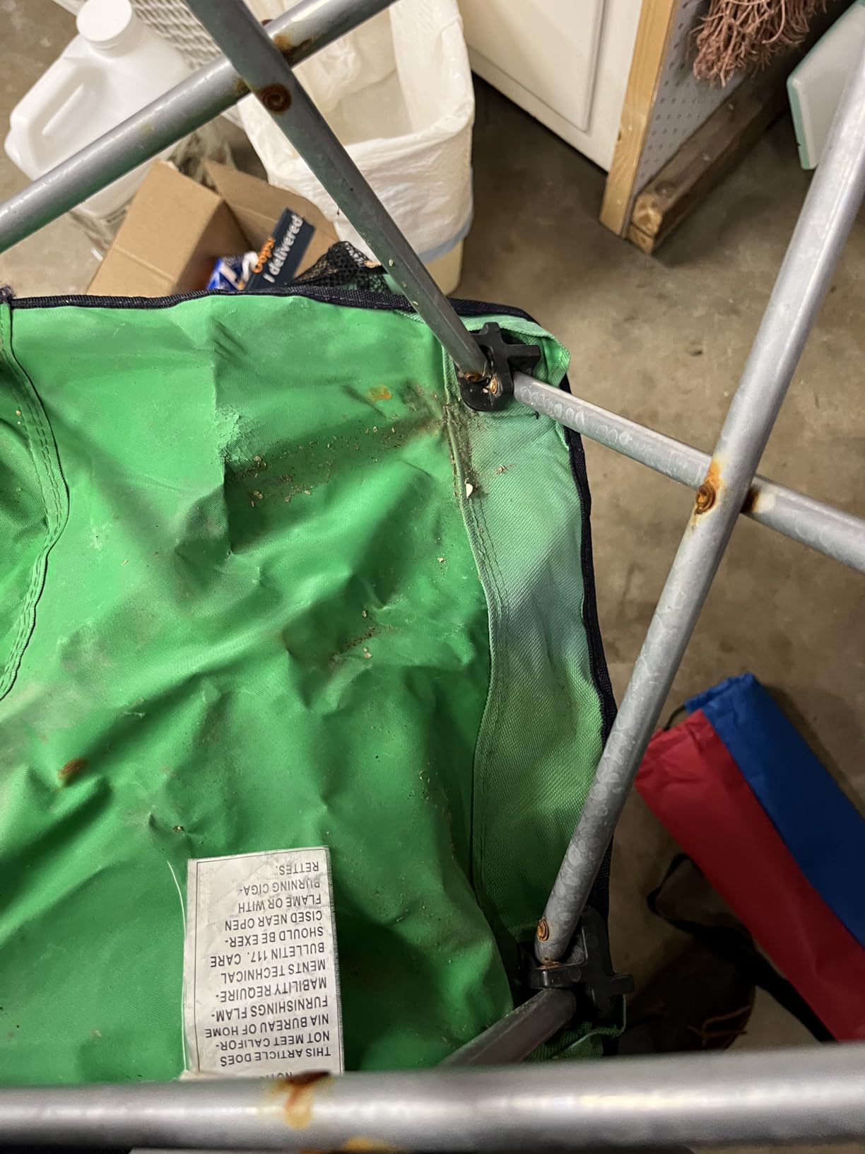 Pacific Play Tents – Kids Folding Chair, 100 lbs. Weight Capacity - Emerald Green customer photo 2