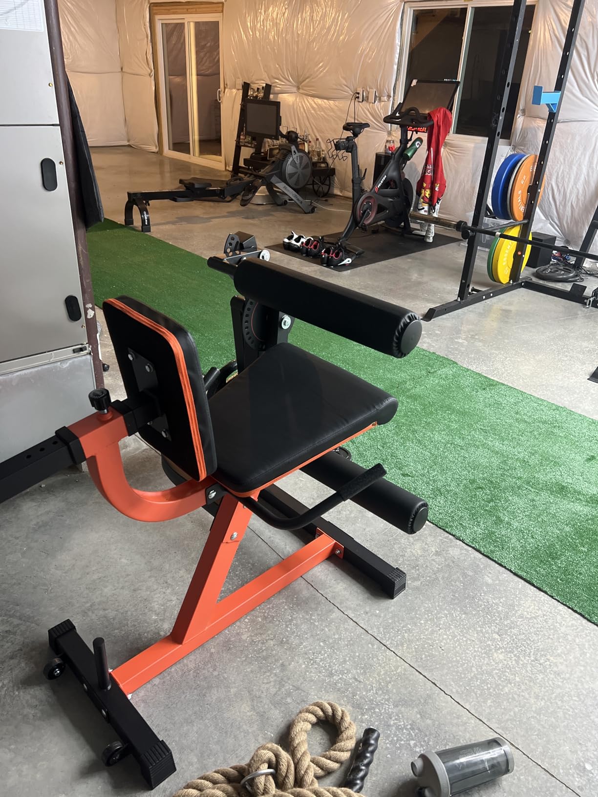 FEIERDUN 4-in-1 Adjustable Leg Extension Curl Machine - 700lbs Capacity Leg Extension Machine for Lower Body Workouts - Adjustable Leg Curl Machine customer photo 2