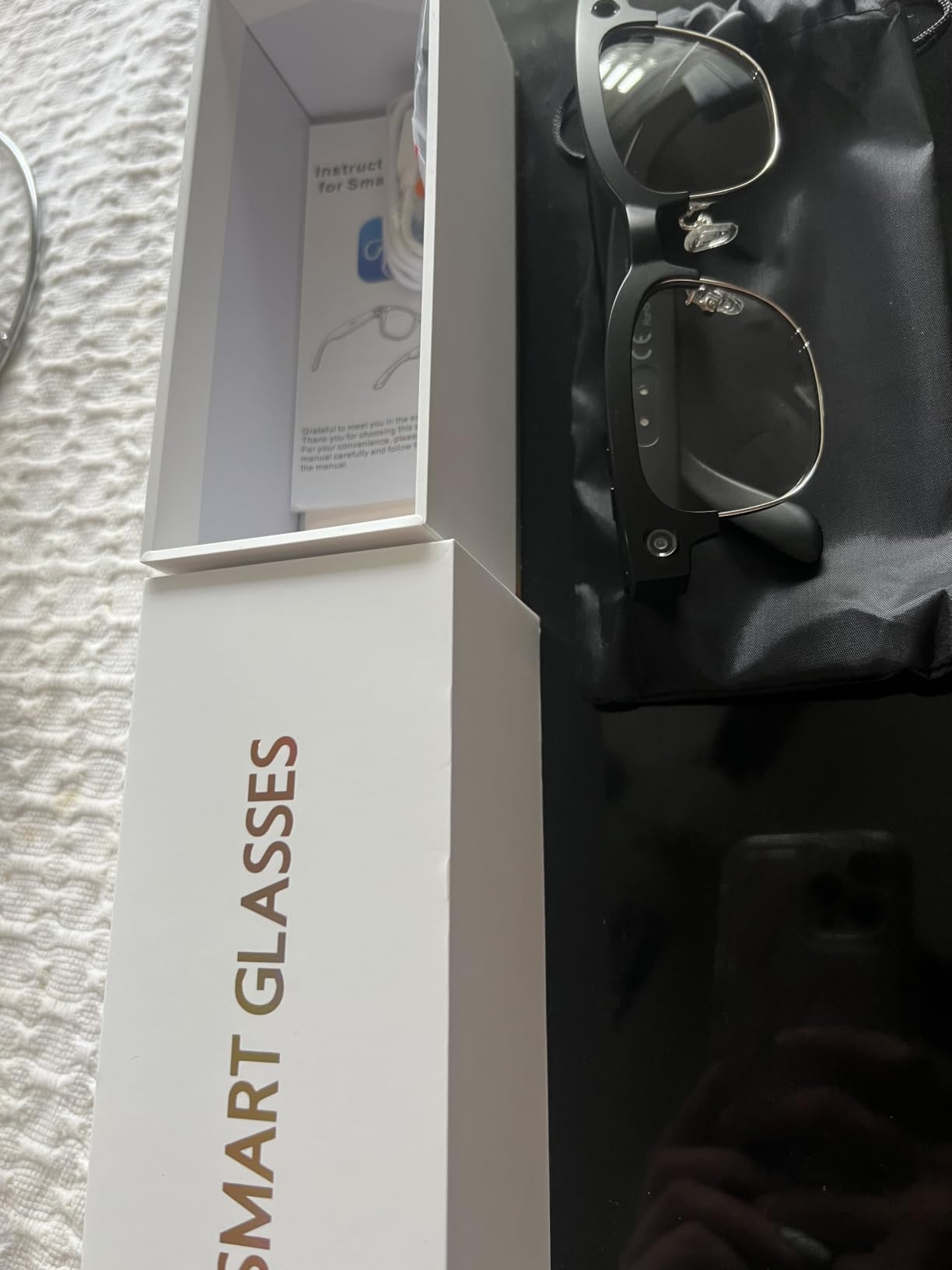 AI Smart Glasses with Camera, 4K EIS, Real-Time Translation customer photo 1