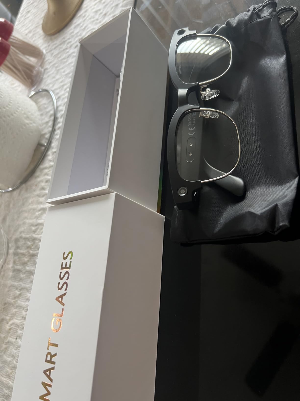 AI Smart Glasses with Camera, 4K EIS, Real-Time Translation customer photo 2