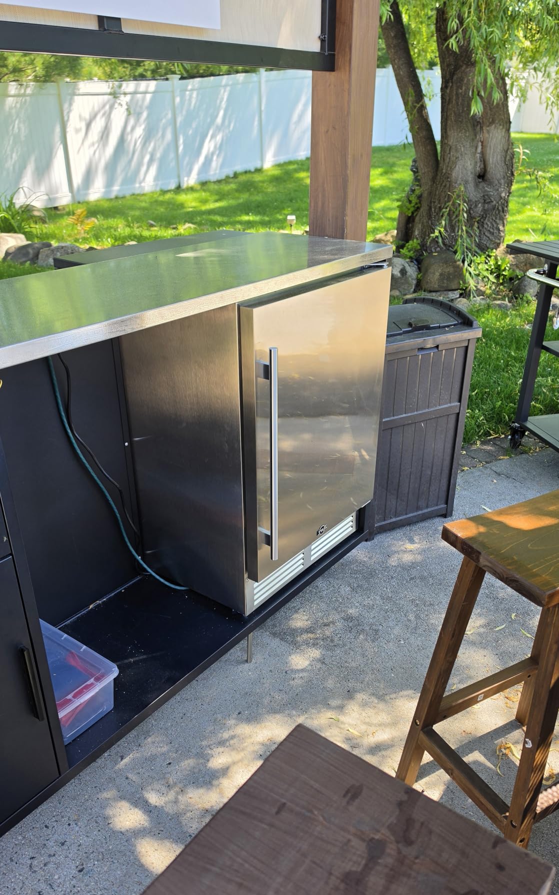 Tylza Countertop Display Fridge 3.5 Cu.Ft Double Glass Door customer photo 2