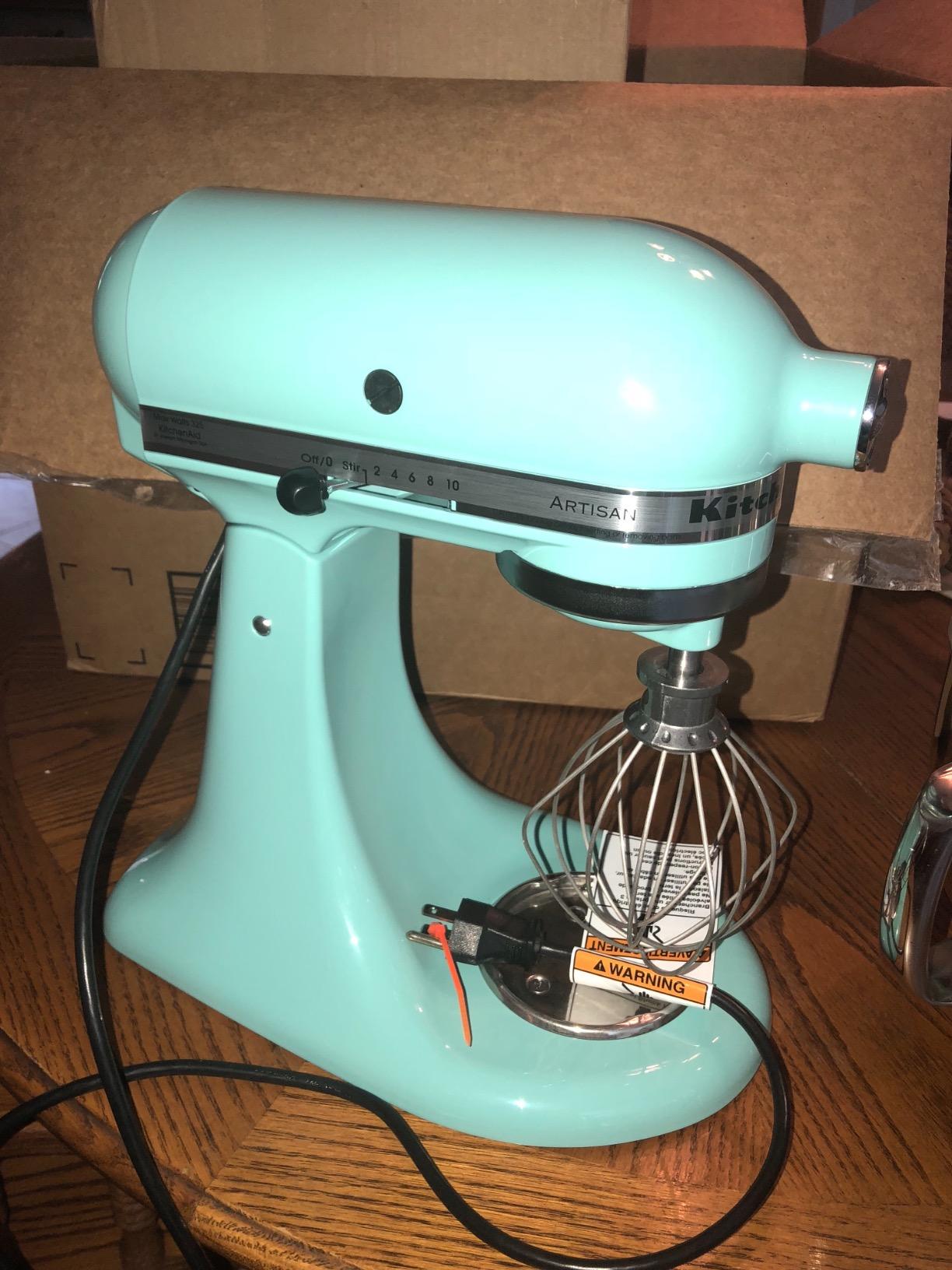 KitchenAid Artisan, 5-Qt Tilt Head Stand Mixer, KSM150PS, Butter customer photo 2