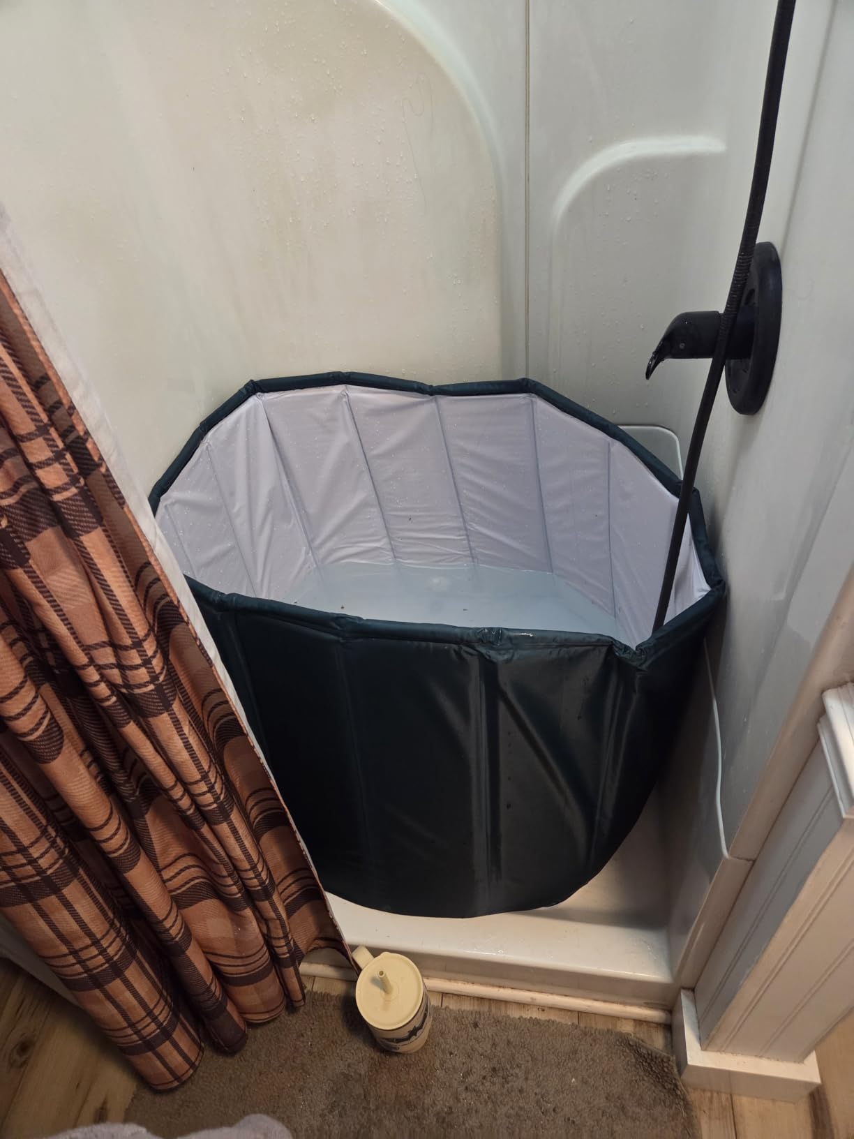 Portable Bathtub for Adults 90 Gal, 8-Layer Foldable Ice Bath Tub customer photo 2