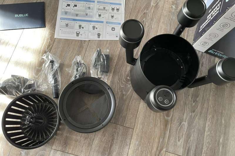BUBLUE F10 Pool Surface Skimmer Robot,Robotic Pool Skimmer,Space White customer photo 2