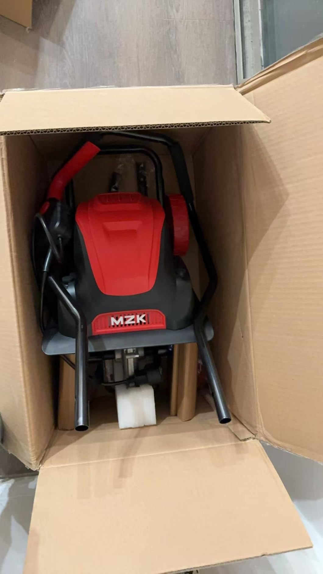 MZK 12-Inch 10.5A Electric Tiller Cultivator,Garden Rototiller 8-Inch Depth | Lightweight corded rototiller for soil digging, garden beds, lawns, and yard cultivation. customer photo 1
