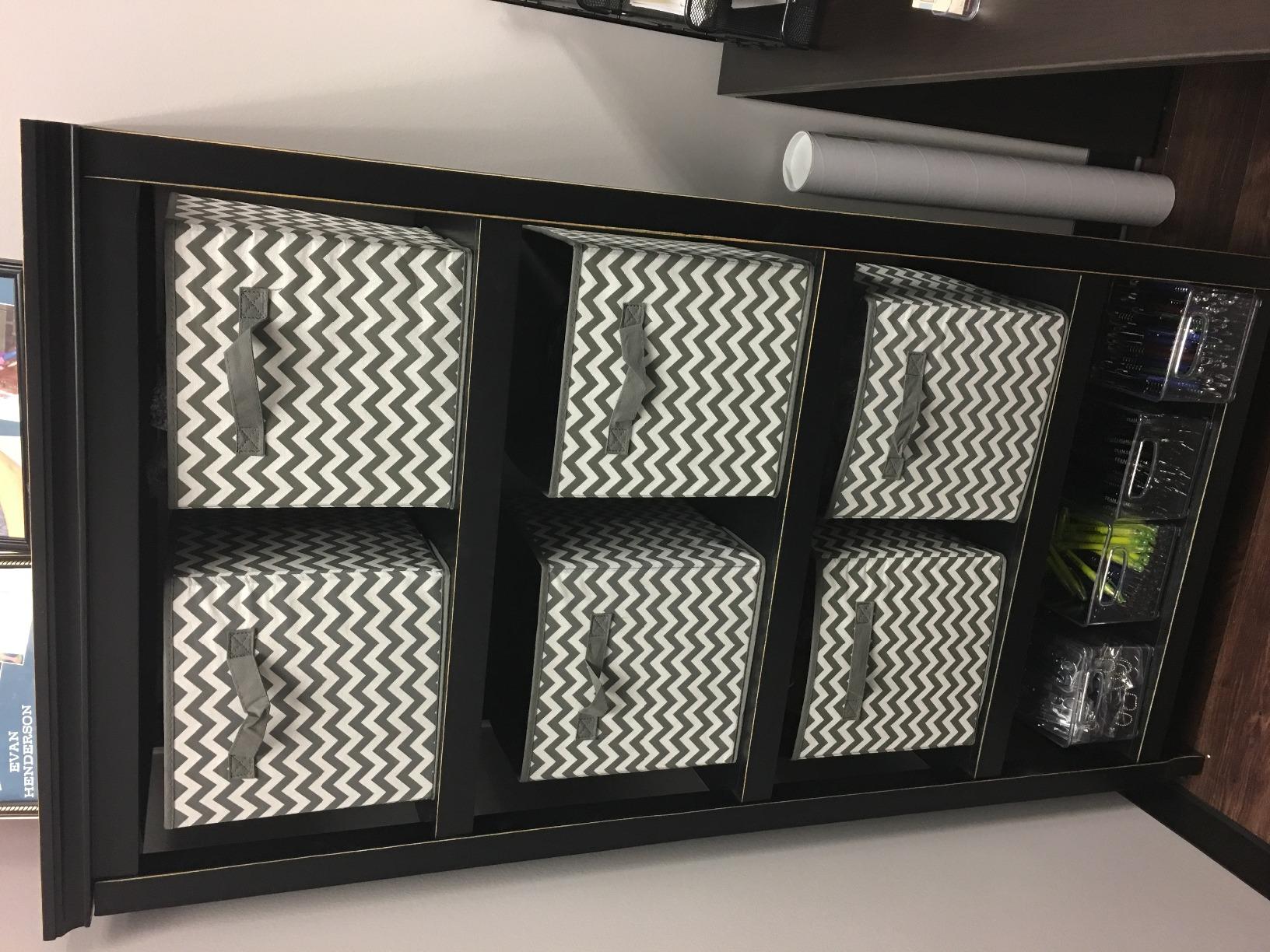 Sorbus 6 Cube Storage Organizer with 6 Fabric Bins (White) customer photo 2