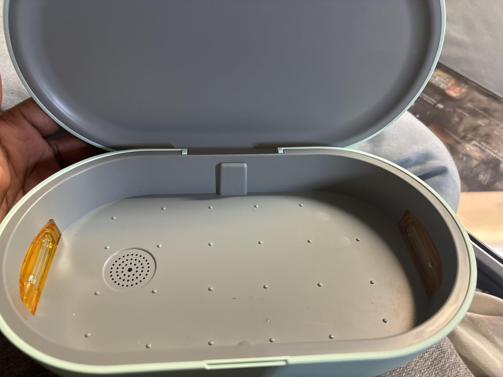 UV Light Sanitizer Box, Phone Sanitizer Machine, Wireless Charger customer photo 1