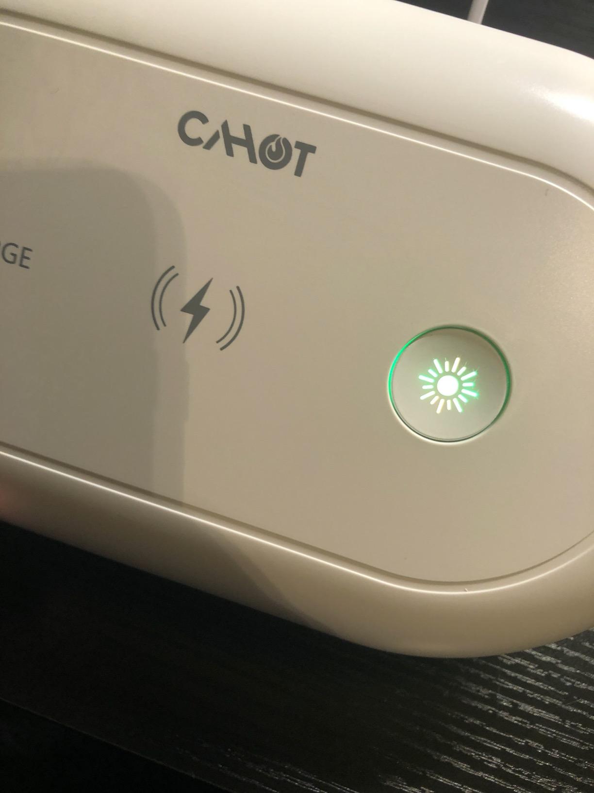 UV Light Sanitizer Box, Phone Sanitizer Machine, Wireless Charger customer photo 2