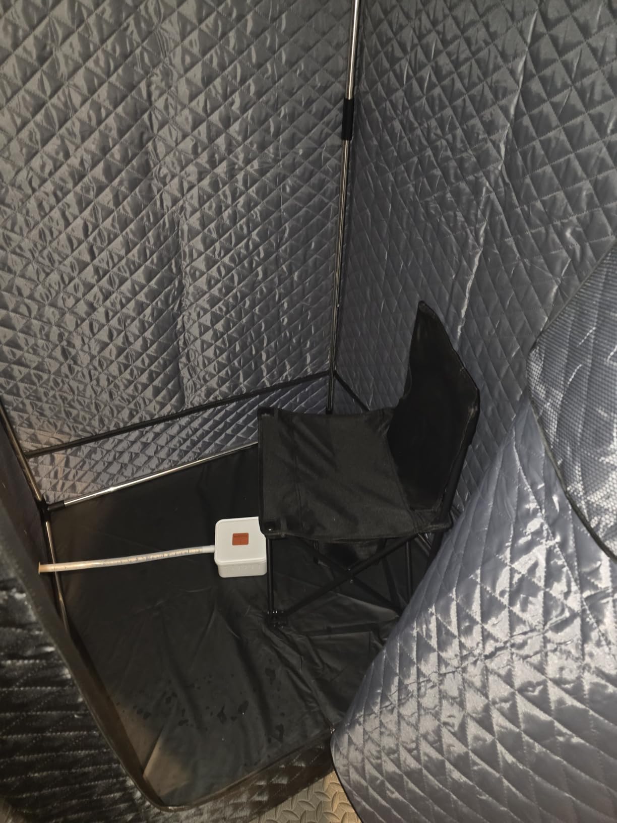 KASUE Infrared Sauna Tent with 3L Steamer, for Home customer photo 1
