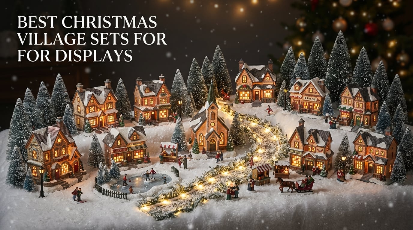 best christmas village sets for displays