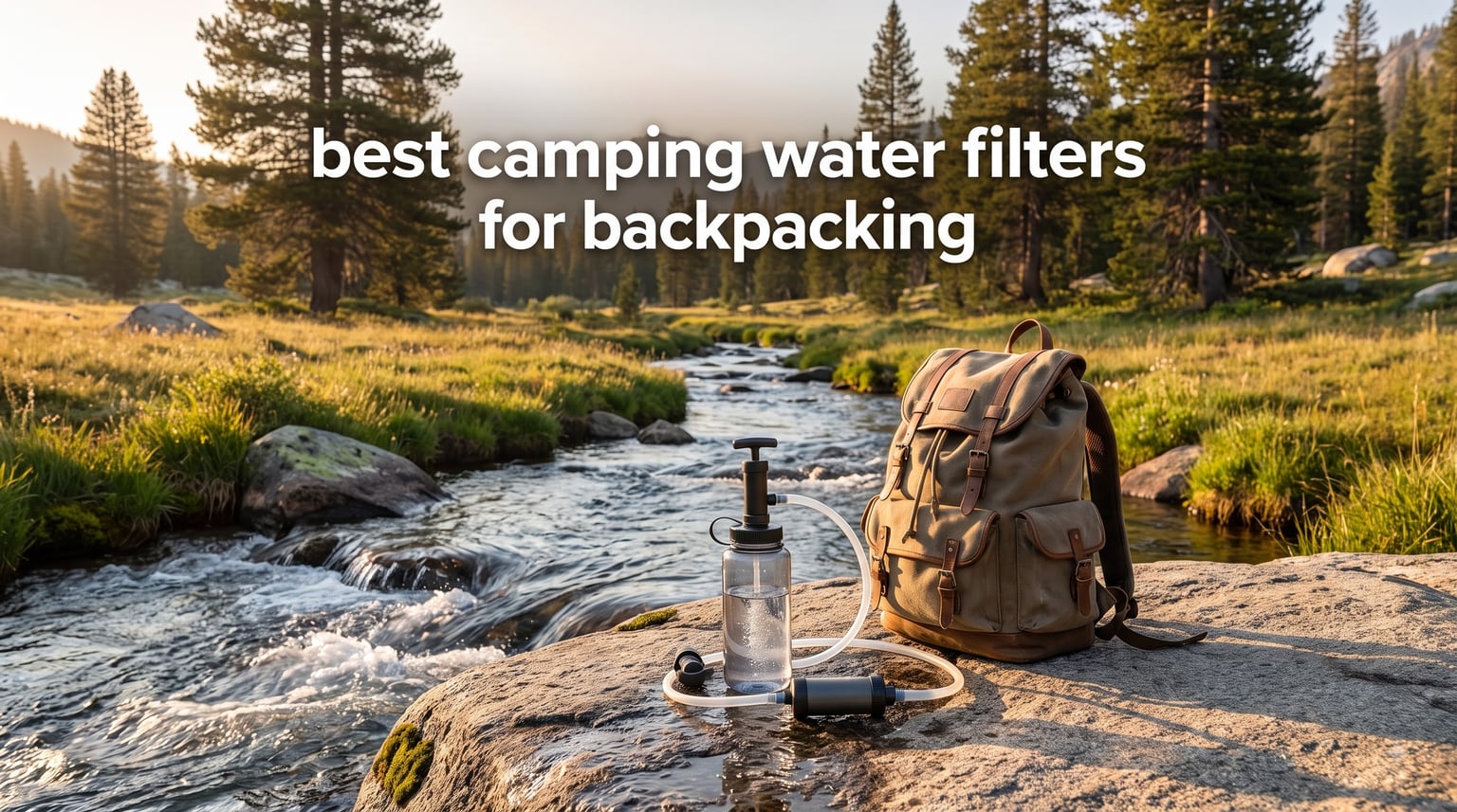 best camping water filters for backpacking