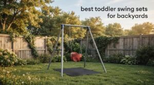 best toddler swing sets for backyards